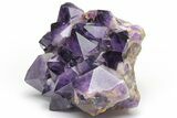 Deep Purple Amethyst Crystal Cluster With Large Crystals #223278-2